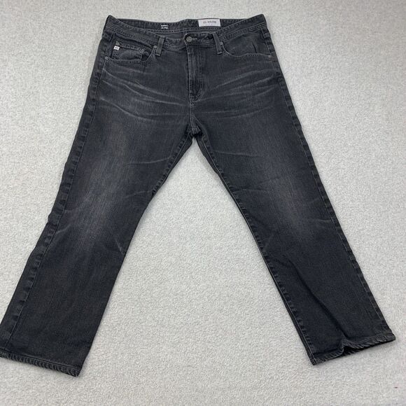 AG Adriano Goldschmied Jeans Men 36x26 Hemmed The Everett Slim Straight Stretch - Picture 1 of 15